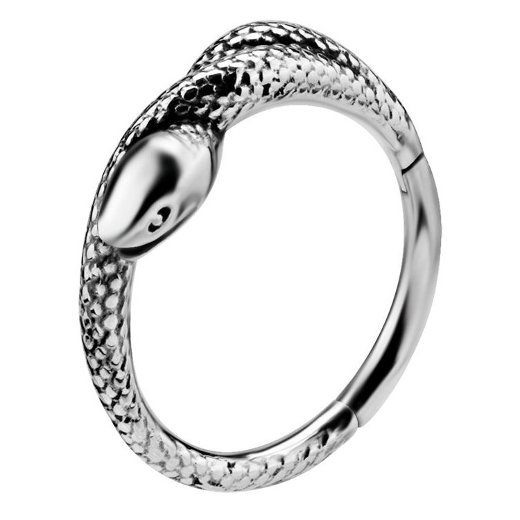 SS 316 HINGED CLICKER (SNAKE) 1,2x10mm SS 316 HINGED CLICKER (SNAKE) 1,2x10mm