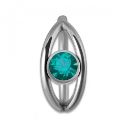 SS 316 JEWELLED HINGED RING