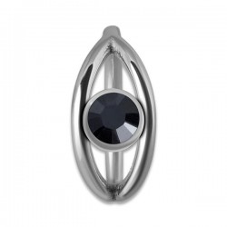 SS 316 JEWELLED HINGED RING