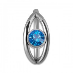 SS 316 JEWELLED HINGED RING