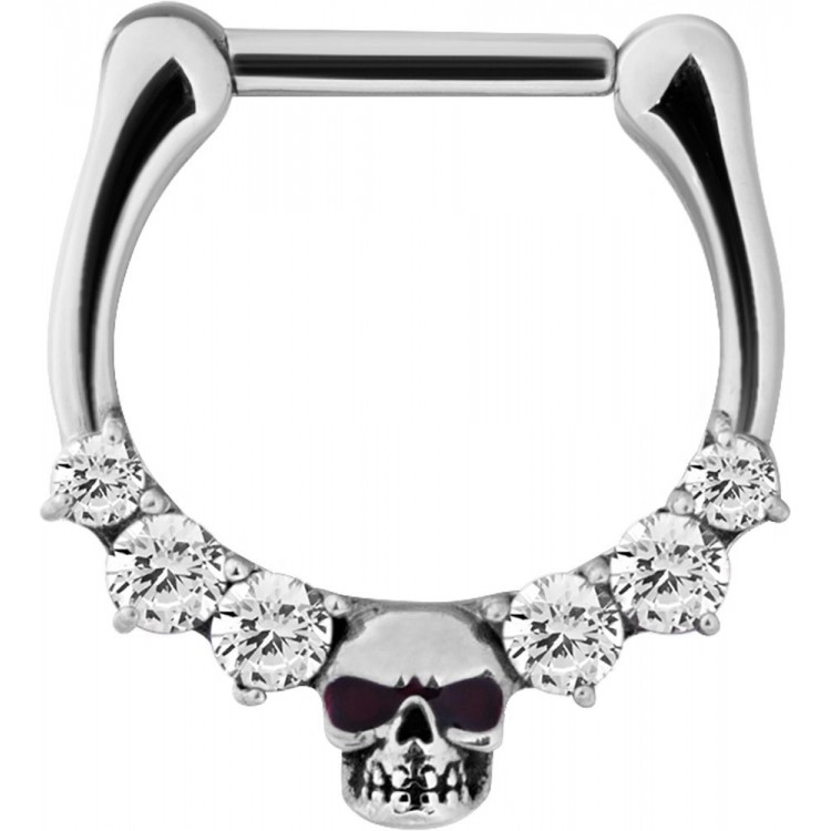 SS 316 SEPTUM SKULL CLICKER SS 316 SEPTUM SKULL CLICKER