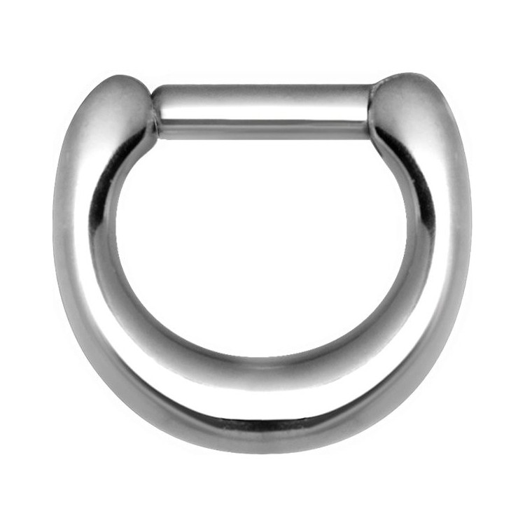 SS 316 SEPTUM CLICKER PLAIN OVAL PROFILE SS 316 SEPTUM CLICKER PLAIN OVAL PROFILE