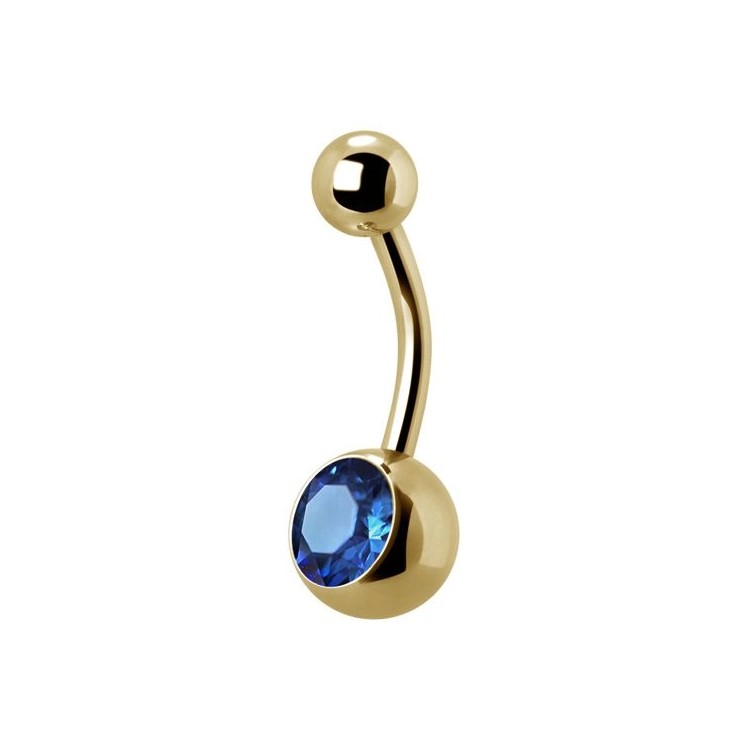 GD 316 8mm JEWEL NAVEL BARBELLS GD 316 8mm JEWEL NAVEL BARBELLS