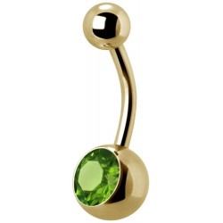 GD 316 8mm JEWEL NAVEL BARBELLS
