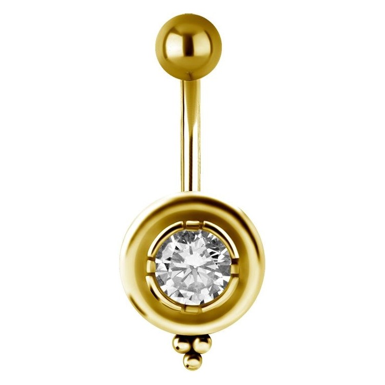 GD 316 JEWEL BANANA 1,6x10mm TRIBAL BELLY - model 27 WH GD 316 JEWEL BANANA 1,6x10mm TRIBAL BELLY - model 27 WH