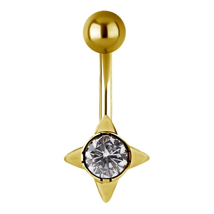 GD 316 JEWEL BANANA 1,6x10mm NORDIC STAR - WH GD 316 JEWEL BANANA 1,6x10mm NORDIC STAR - WH