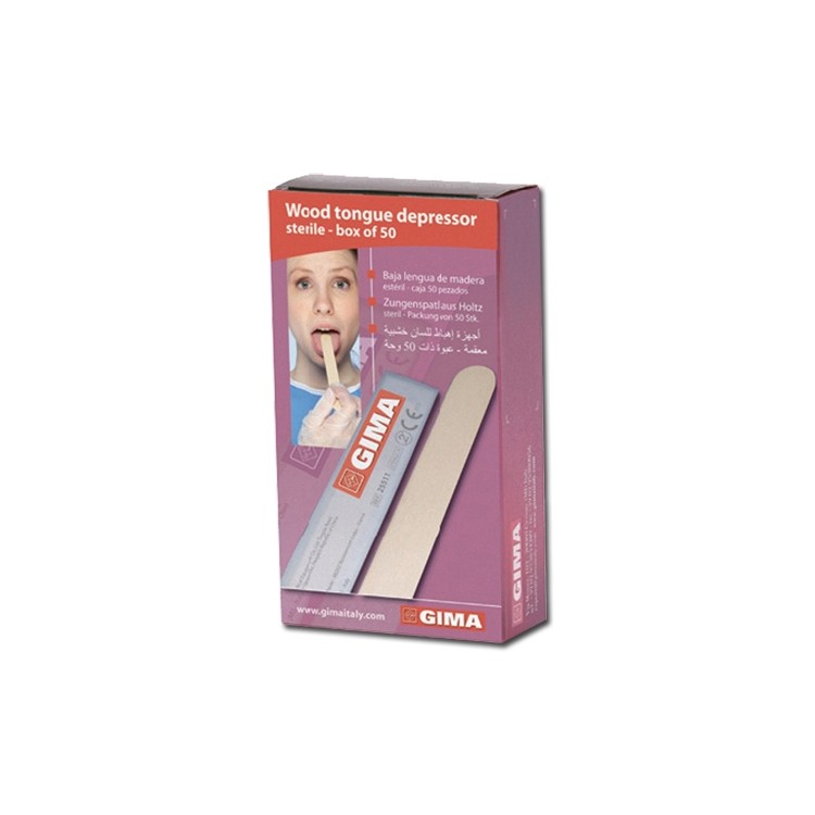 Abbassalingua Sterili - 50pz. Abbassalingua Sterili - 50pz.