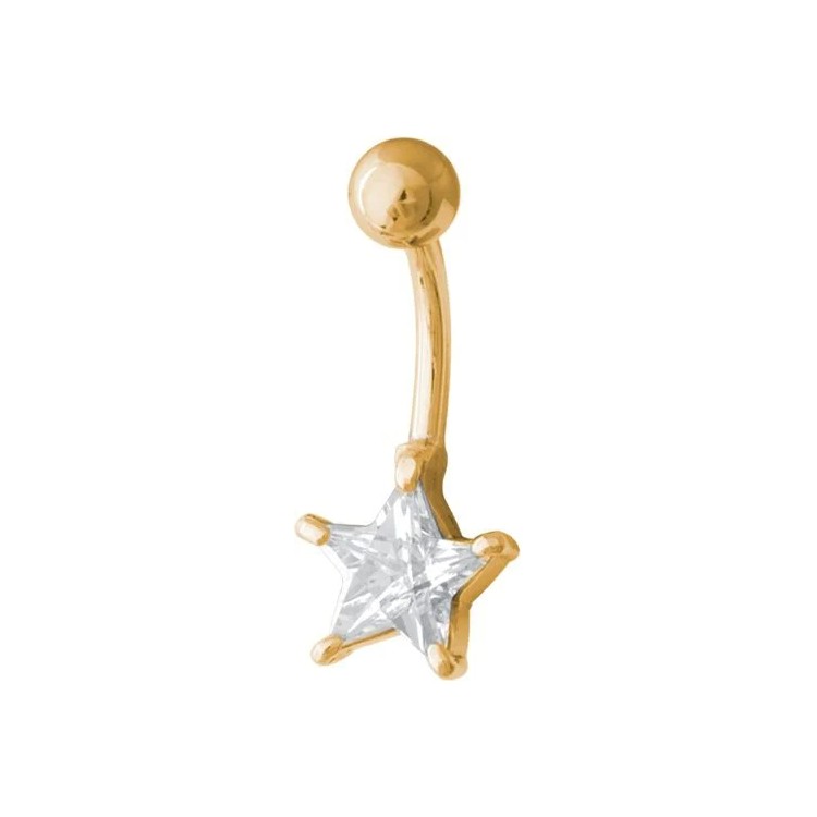 GD 316 BANANA WITH 8mm PRONG SET JEWEL 1,6x10mm WH GD 316 BANANA WITH 8mm PRONG SET JEWEL 1,6x10mm WH