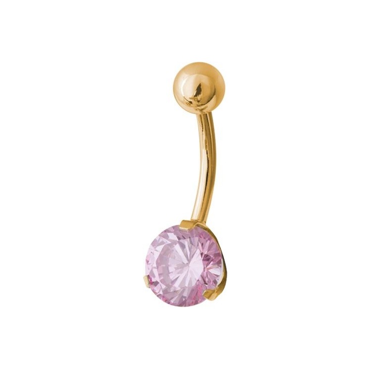 GD 316 BANANA WITH 8mm PRONG SET JEWEL GD 316 BANANA WITH 8mm PRONG SET JEWEL