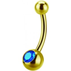 GD 316 6mm JEWEL NAVEL BARBELLS
