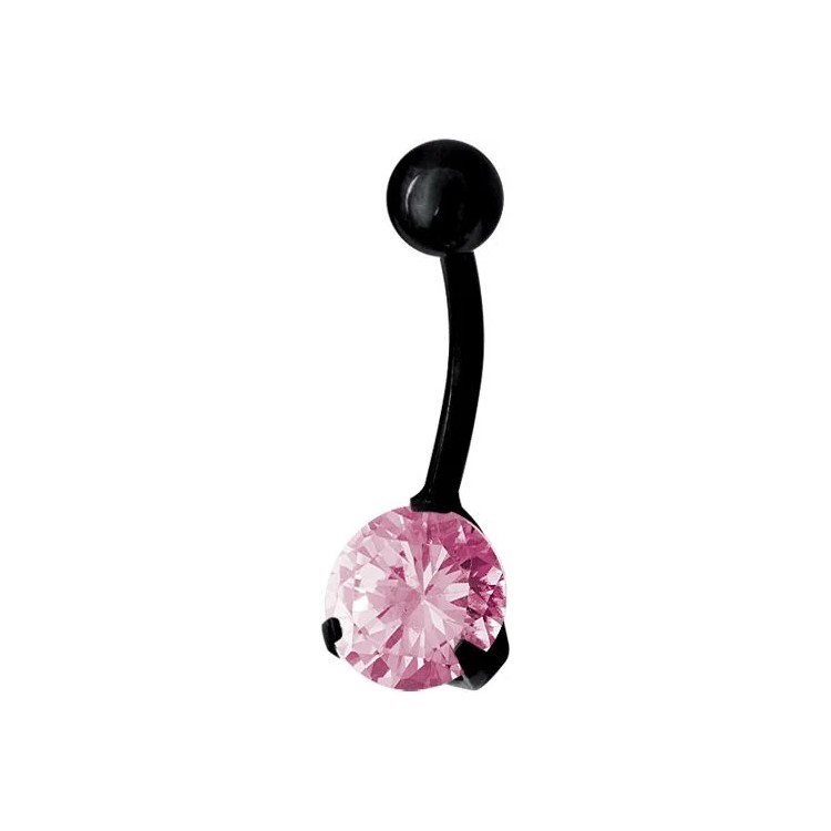 BK 316 BANANA WITH 8mm PRONG SET JEWEL BK 316 BANANA WITH 8mm PRONG SET JEWEL