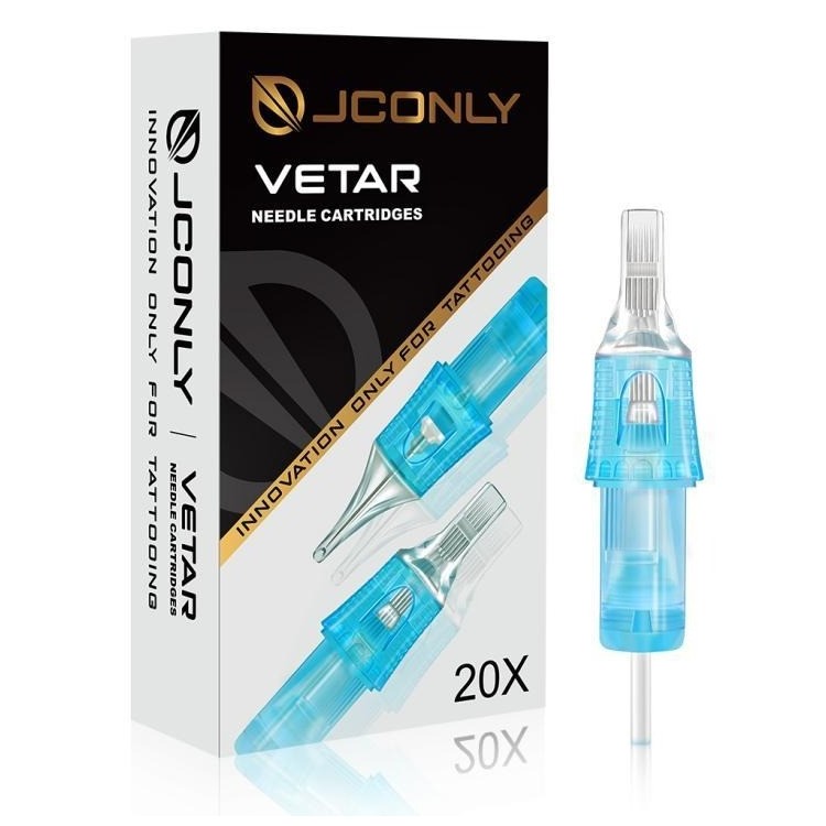 05 MG (Magnum) 0,35mm - Long Taper - Cartucce Jconly VETAR - 20pz 05 MG (Magnum) 0,35mm - Long Taper - Cartucce Jconly VETAR - 20pz
