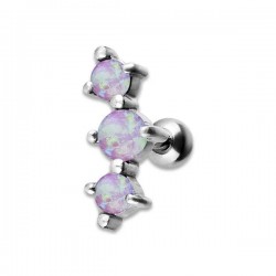 JEWELLED 3 HELIX BARBELL 2.5/3/2.5