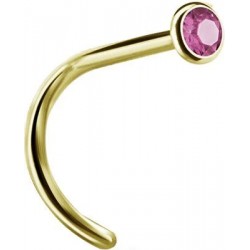 GD 316 JEWELLD NOSE STUD BENT sfera 2.35mm