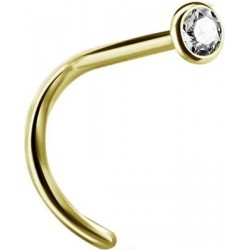 GD 316 JEWELLD NOSE STUD BENT sfera 2.35mm