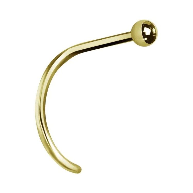 GD 316 CURVED NOSE STUD 0,8mm GD 316 CURVED NOSE STUD 0,8mm