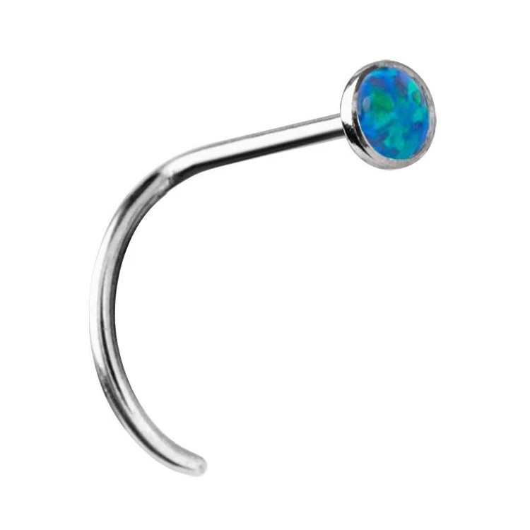 OPAL NOSESTUDS CURVED 0,8mm OPAL NOSESTUDS CURVED 0,8mm