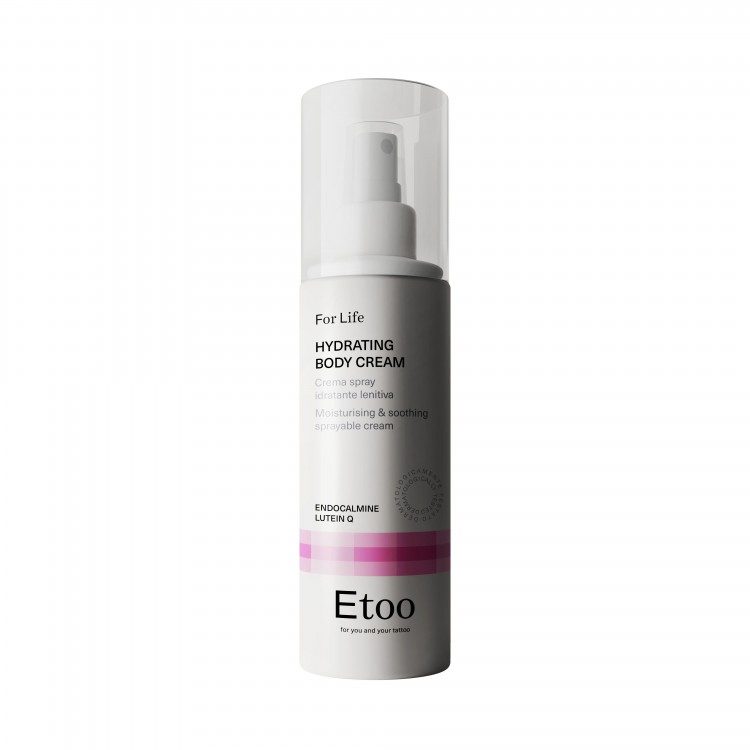 HYDRATING BODY CREAM Etoo - Crema-Spray Idratante e Lenitiva - 200ml HYDRATING BODY CREAM Etoo - Crema-Spray Idratante e Lenitiva - 200ml