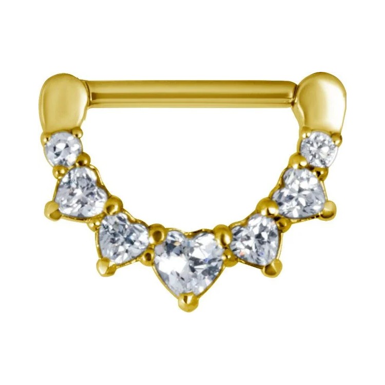 GD 316 JEWELLED NIPPLE CLICKER GD 316 JEWELLED NIPPLE CLICKER