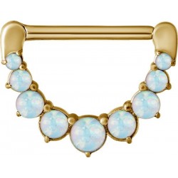 GD 316 JEWELLED NIPPLE CLICKER W/OPALS
