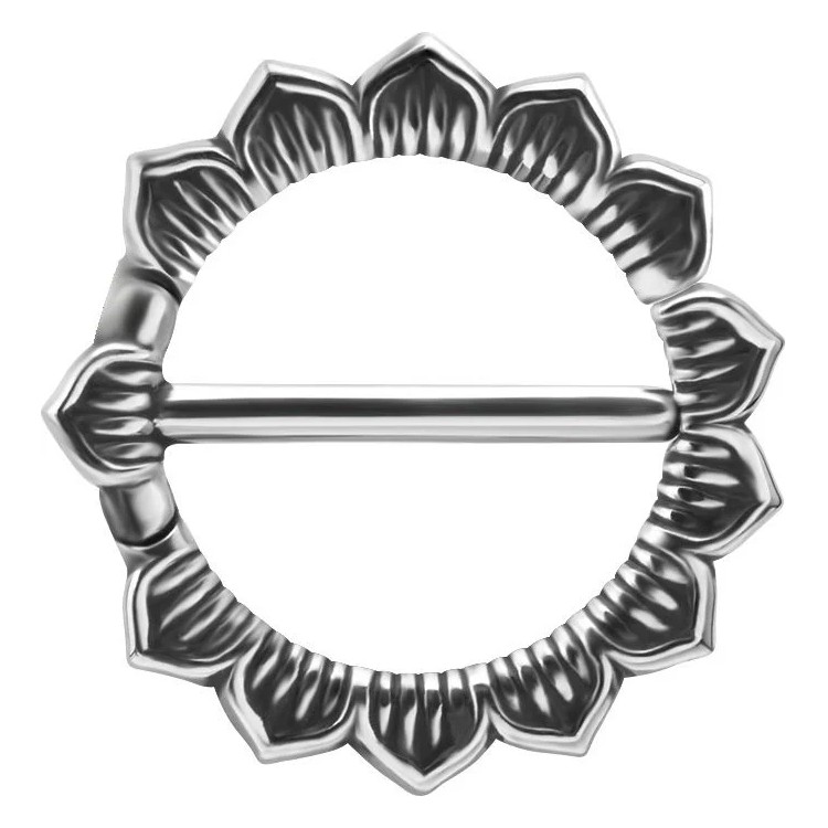 SS 316 DOUBLE HINGE NIPPLE CLICKER RING SS 316 DOUBLE HINGE NIPPLE CLICKER RING