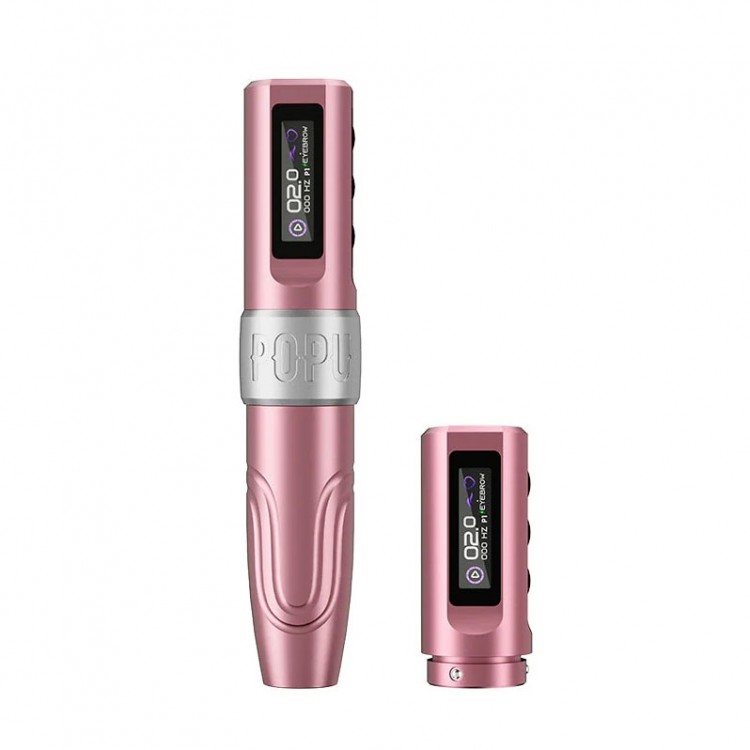 Popu Mini Diva V2 Rosa - Corsa 3.0 mm - Dermografo Wireless PMU Pen Popu Mini Diva V2 Rosa - Corsa 3.0 mm - Dermografo Wireless PMU Pen