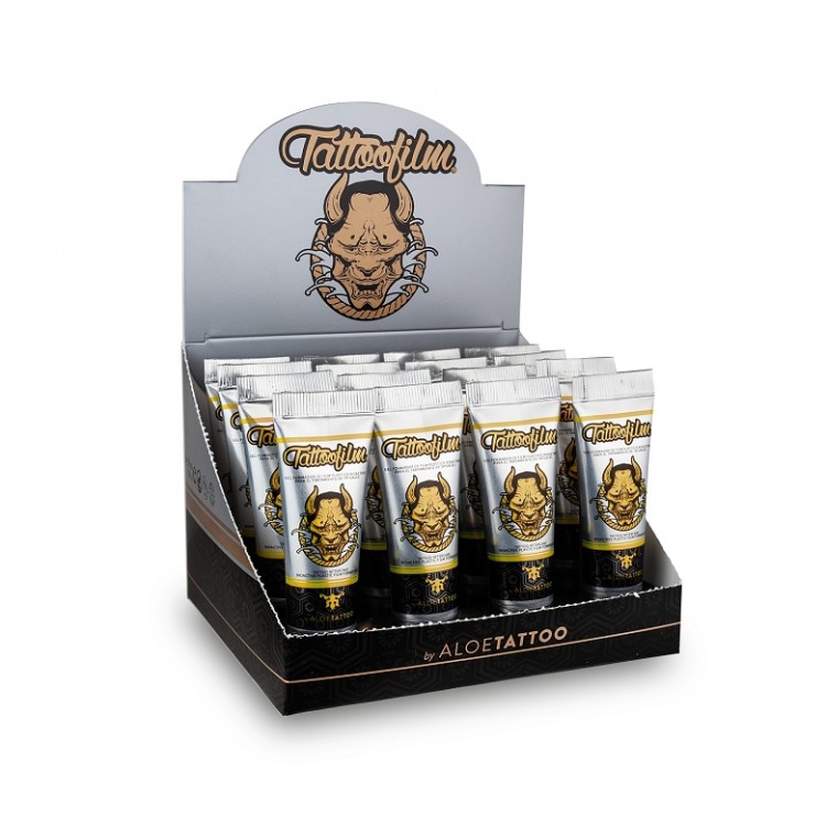 AloeTattoo TattooFilm - Pellicola Protettiva Post-Tattoo in Gel - 15ml x 16pz. AloeTattoo TattooFilm - Pellicola Protettiva Post-Tattoo in Gel - 15ml x 16pz.