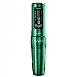 BRONC Siren - Corsa Regolabile (2.6 - 4.0 mm) - 2 batterie - Macchinetta Wireless Tattoo Pen