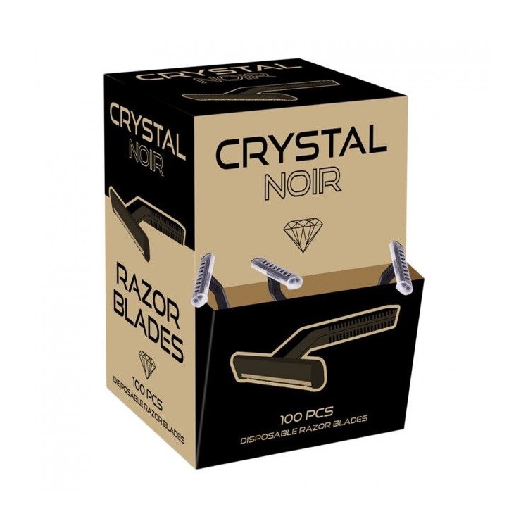 Rasoi Chirurgici Monolama Neri CRYSTAL NOIR - 100pz. Rasoi Chirurgici Monolama Neri CRYSTAL NOIR - 100pz.