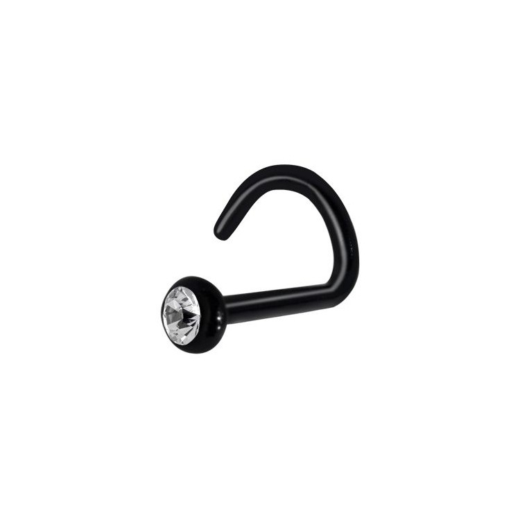 BIOPLAST JEWEL NOSE STUD 1,2mm BIOPLAST JEWEL NOSE STUD 1,2mm