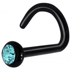 BIOPLAST JEWEL NOSE STUD 1,2mm