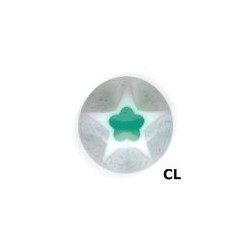 UV SCREW-ON ZIRCON MURANO BALLS