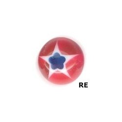 UV SCREW-ON ZIRCON MURANO BALLS