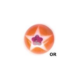 UV SCREW-ON ZIRCON MURANO BALLS