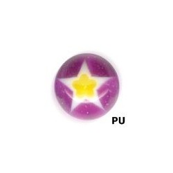 UV SCREW-ON ZIRCON MURANO BALLS