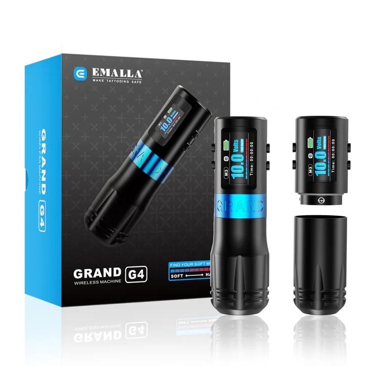 Emalla Grand G4 - Corsa 4.2 mm - Macchinetta Wireless Tattoo Pen Emalla Grand G4 - Corsa 4.2 mm - Macchinetta Wireless Tattoo Pen