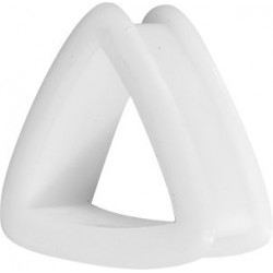 TRIANGULAR SILICONE FLESH TUNNELS