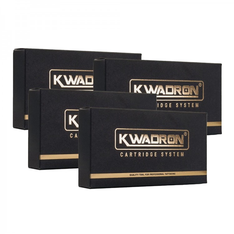 Kit 4 Box - Cartucce Kwadron - Aghi Tattoo - 80pz. Kit 4 Box - Cartucce Kwadron - Aghi Tattoo - 80pz.