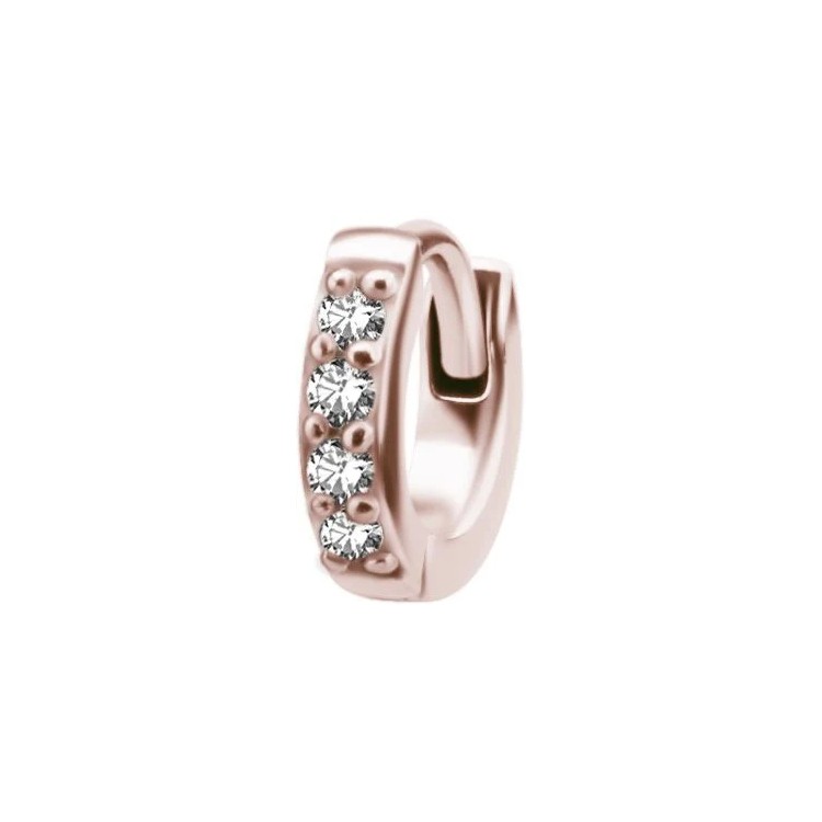 RG 316 HUGGIE HOOP FOR SECOND HOLE (PAIR) 0,8mm WH RG 316 HUGGIE HOOP FOR SECOND HOLE (PAIR) 0,8mm WH