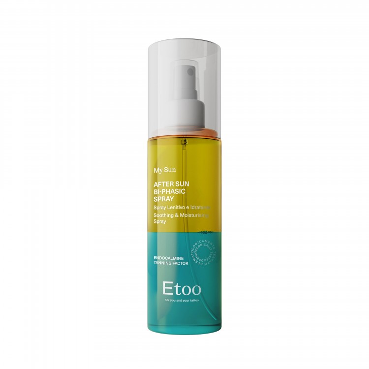 AFTER SUN BIPHASIC SPRAY Etoo - Spray Doposole Lenitivo e Idratante - 200ml AFTER SUN BIPHASIC SPRAY Etoo - Spray Doposole Lenitivo e Idratante - 200ml