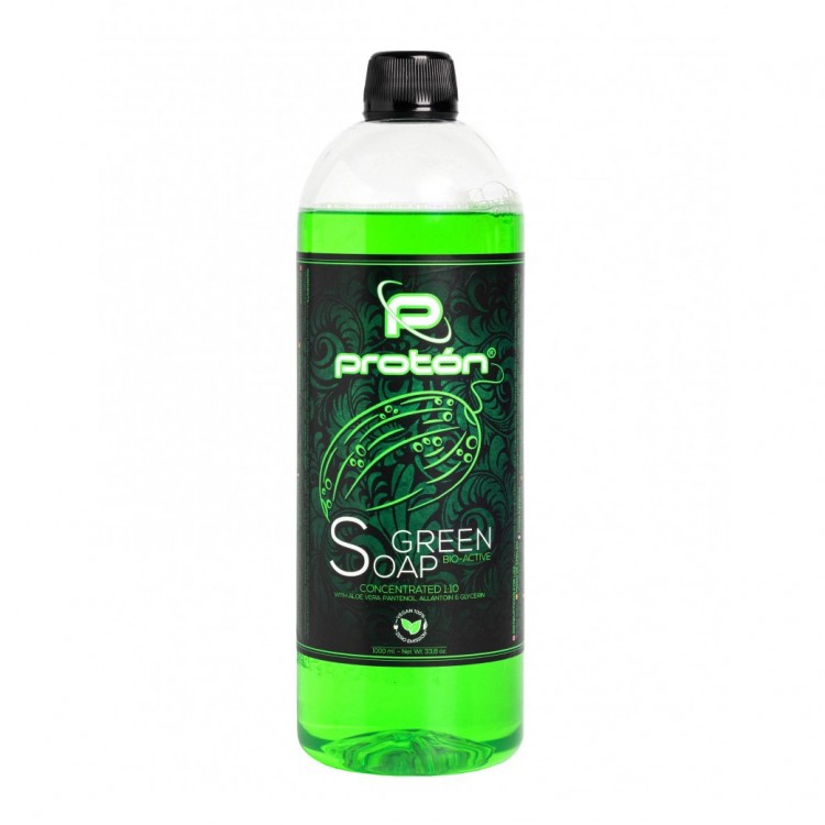 PROTON Green Soap Concentrato - con Pantenolo, Alantoina e Aloe Vera - 1000ml PROTON Green Soap Concentrato - con Pantenolo, Alantoina e Aloe Vera - 1000ml