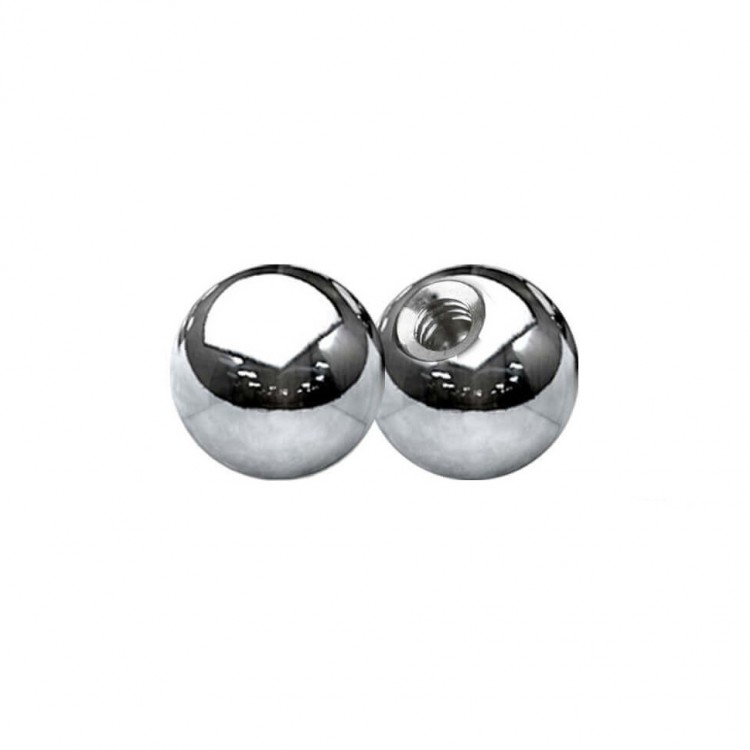 Terminale Pallina Filettata in Acciaio Inox 316L per Piercing