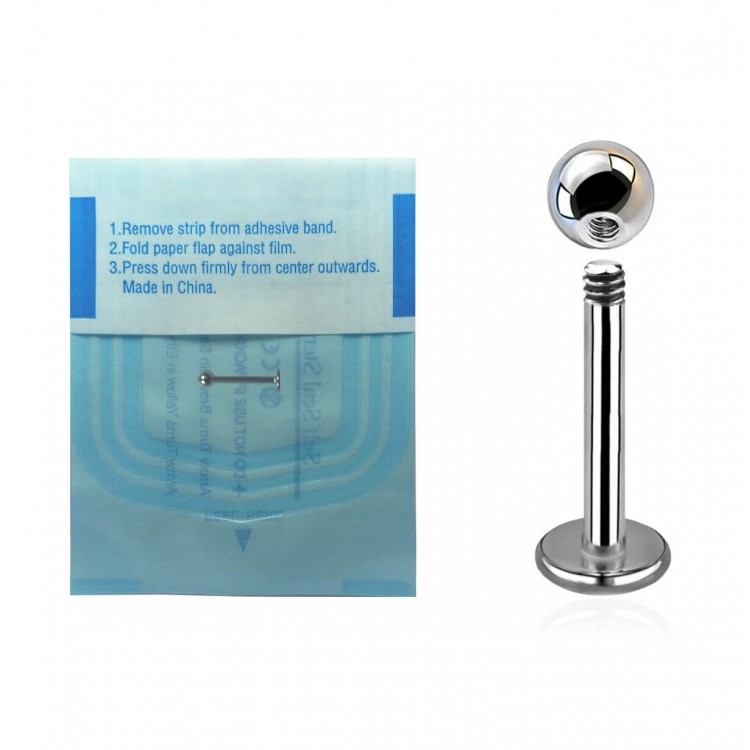 SS STERILE LABRET sfera 3mm