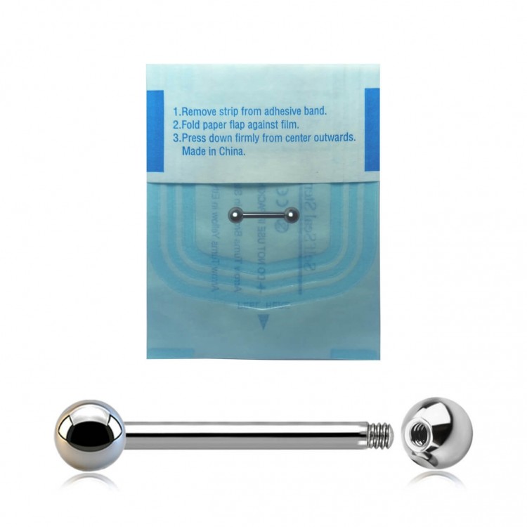 SS STERILE BARBELLS sfere 3mm