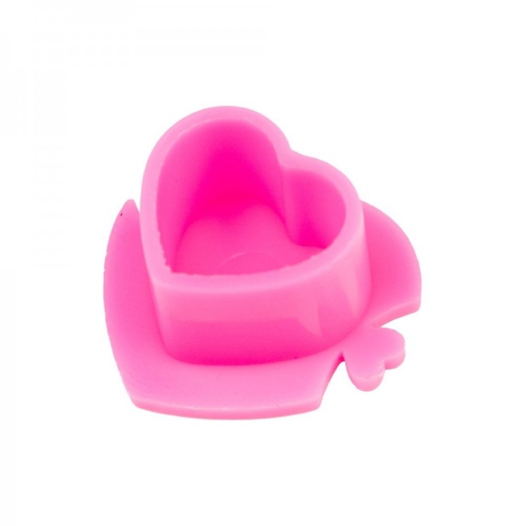 Heart Ink Caps - Capsule Porta Colore a Cuore - 100pz. Heart Ink Caps - Capsule Porta Colore a Cuore - 100pz.