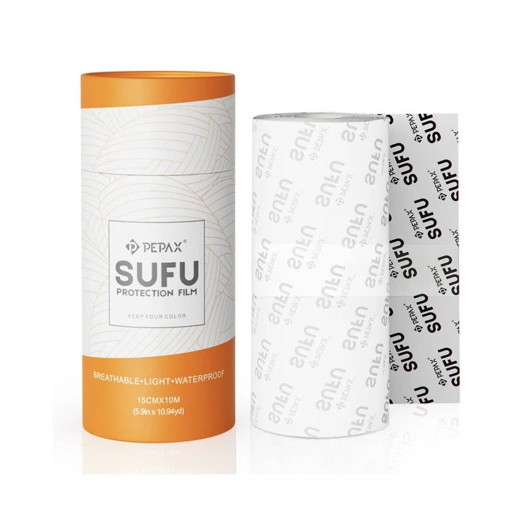 Pepax SUFU Tattoo Protection Film Roll - 15cm x 10mt. Pepax SUFU Tattoo Protection Film Roll - 15cm x 10mt.
