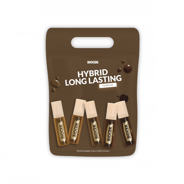 HYBRID LONG LASTING BROW KIT - Biotek - 5x 15ml - Pigmenti PMU REACH