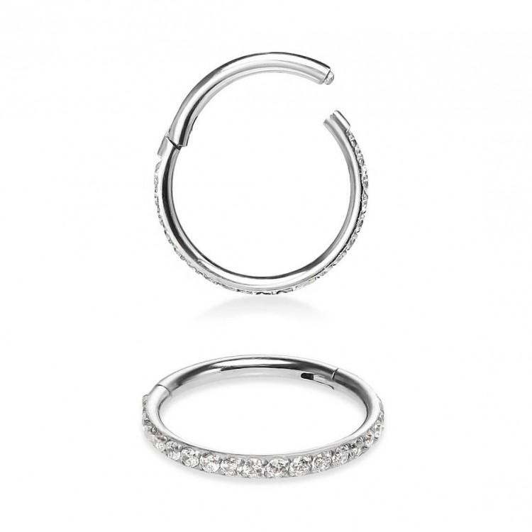 SS 316 JEWELLED CLICK SEGMENT RING SS 316 JEWELLED CLICK SEGMENT RING