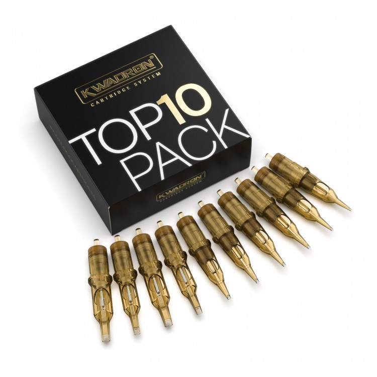 TOP10 PACK Cartridges - Cartucce Kwadron - Aghi Tattoo - 10pz