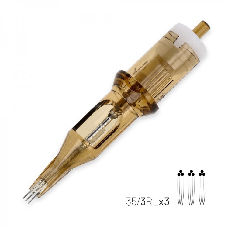 03 RL x 3 - Cartucce Kwadron - Aghi Tattoo - 20pz